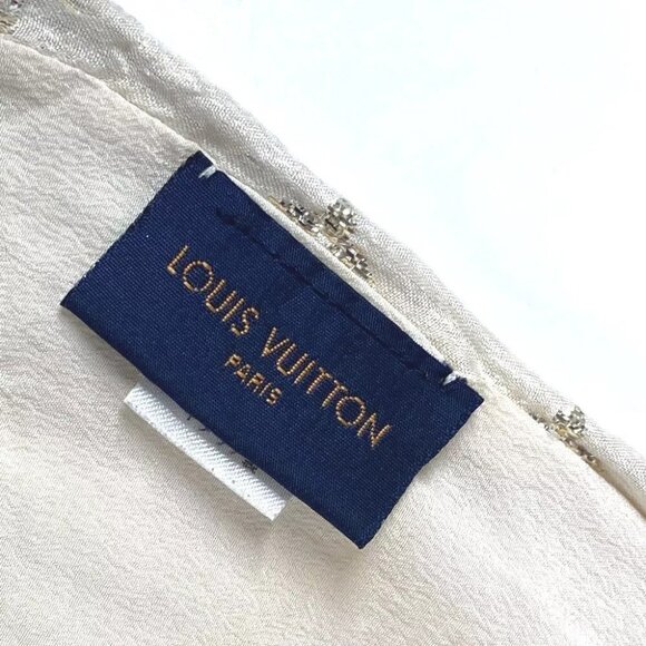 LOUIS VUITTON Monogram logo Glitter Etoile Monogram Scarf Shawl Stole - Picture 7 of 15